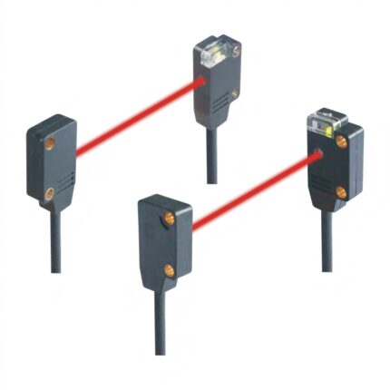High-Sensitivity Photoelectric Sensor with Blue Light Source for Photovoltaic Industry – 8m Detection Distance, BGS Function, Compact Design, Short-Circuit and Polarity Protection
