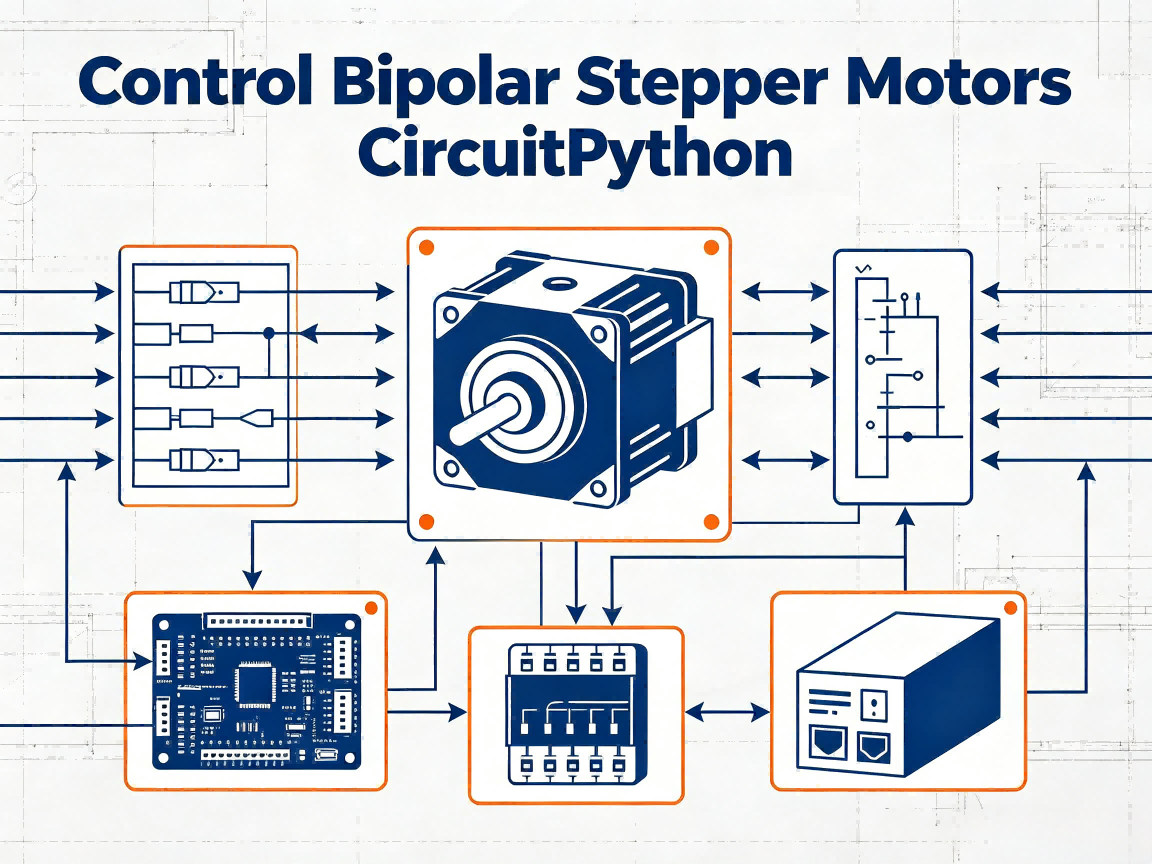 control bipolar stepper motors circuitpython​