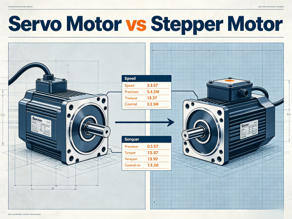 servo motor vs stepper motor