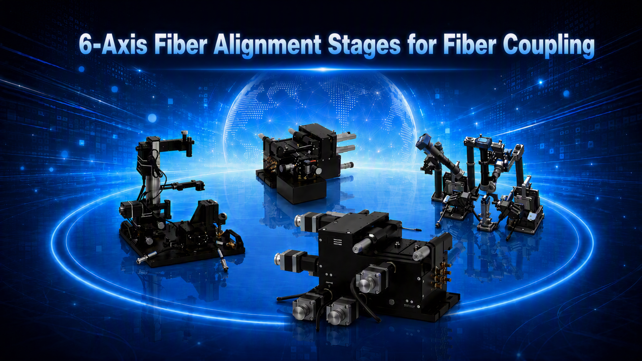 6-axis fiber alignment stages