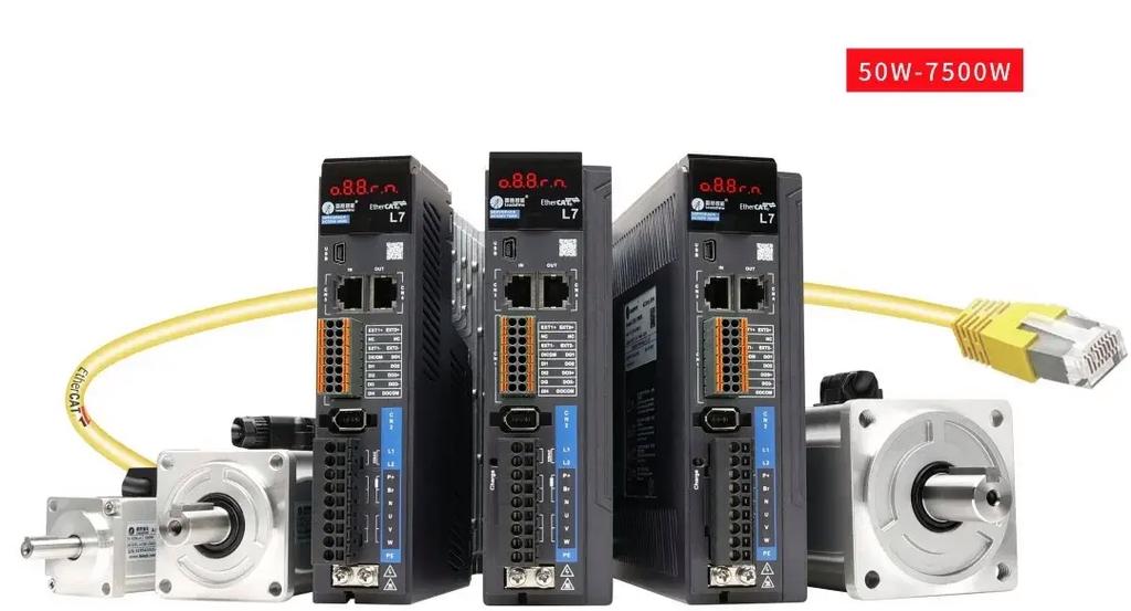 Leadshine L7 EtherCAT AC servo drive and servo motor