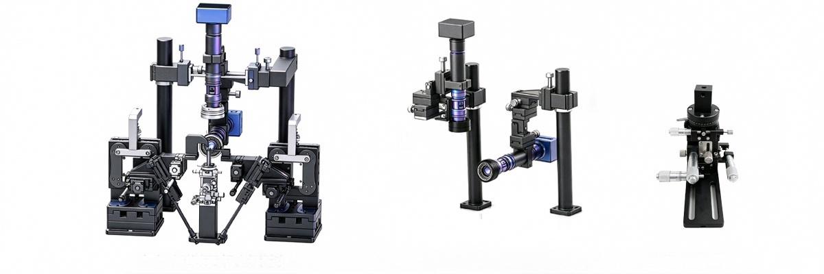 Motorized fiber optic coupling tabalignment table