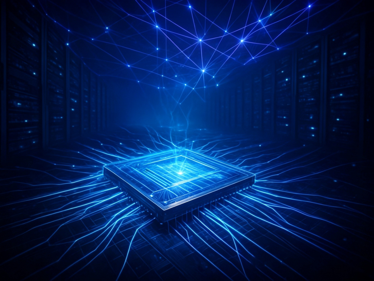 Silicon photonics PIC chip for AI data center and CPO co‑packaged optics