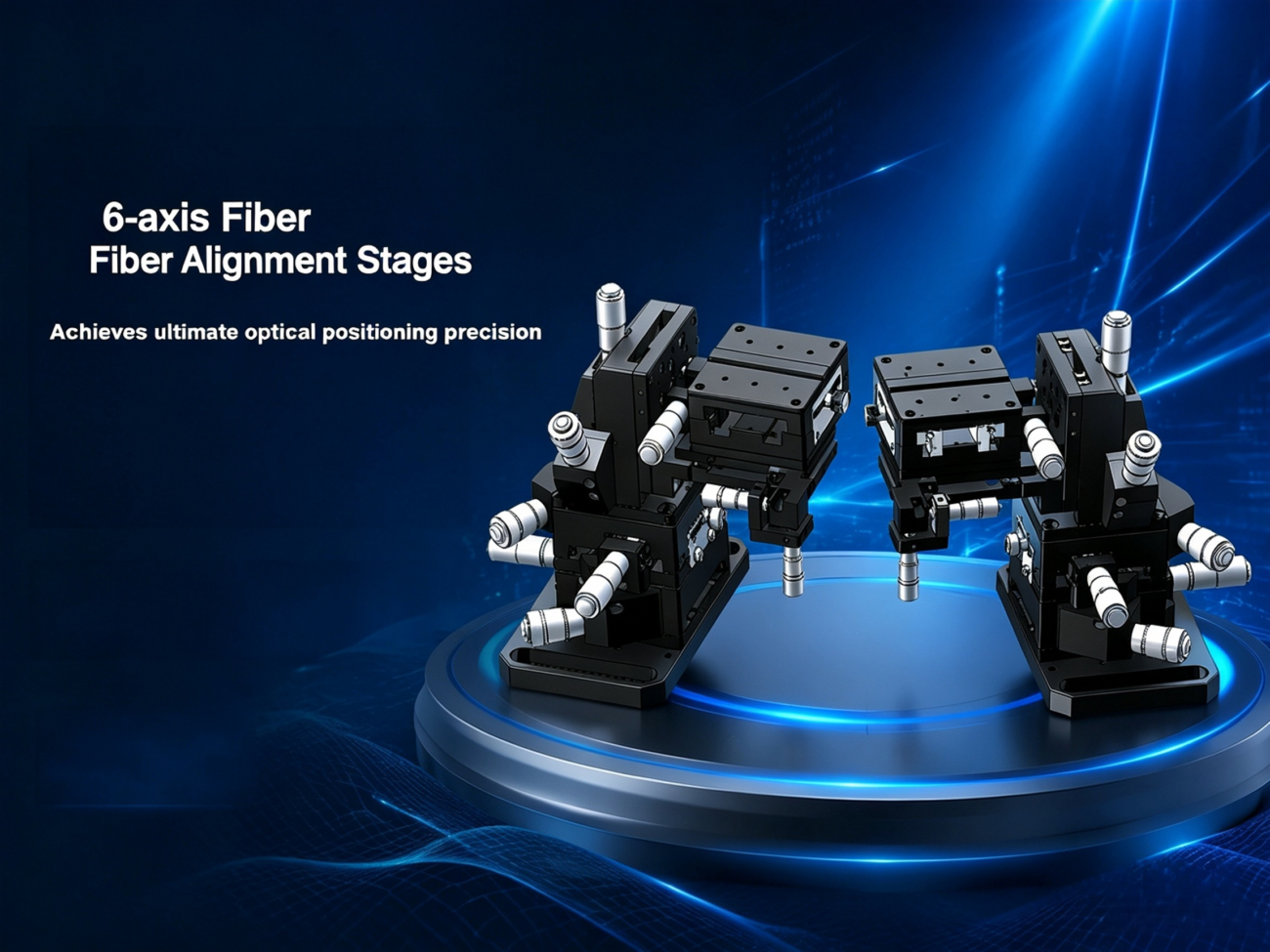 6‑axis optic coupling alignment stage