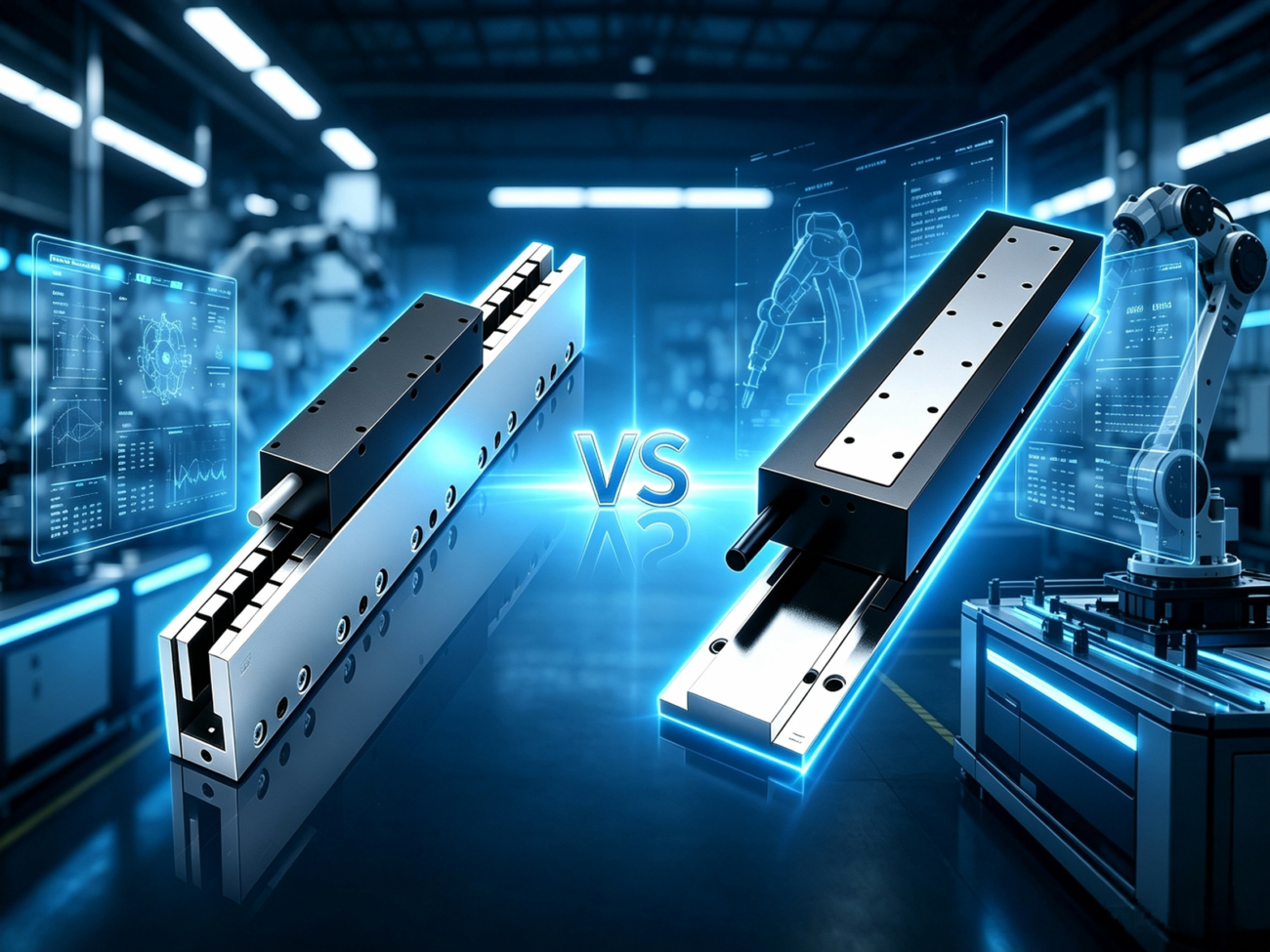 Ironless linear motor vs ironcore linear motor