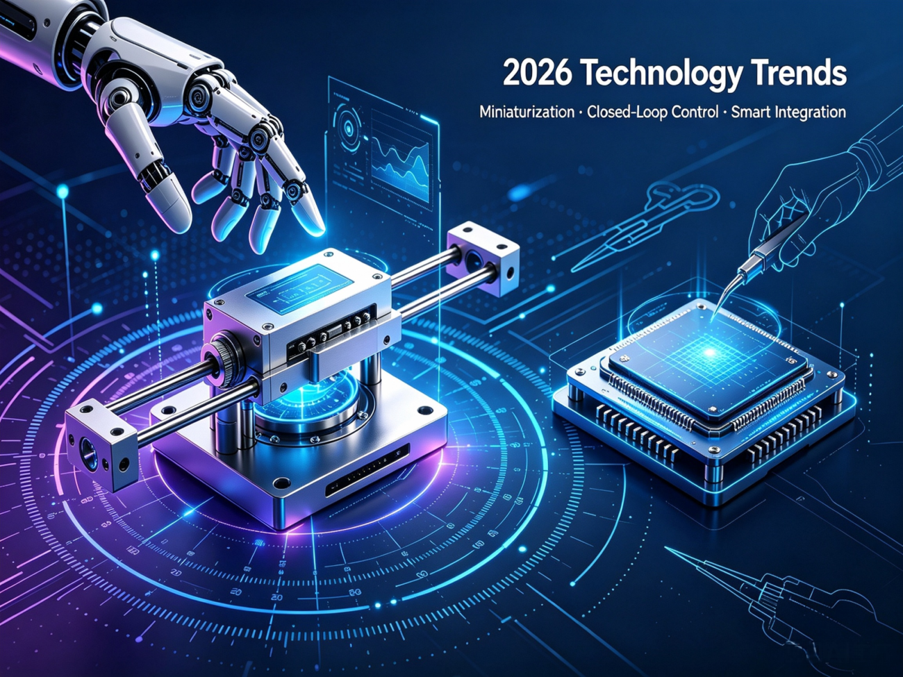 micro precision linear actuators for robotics